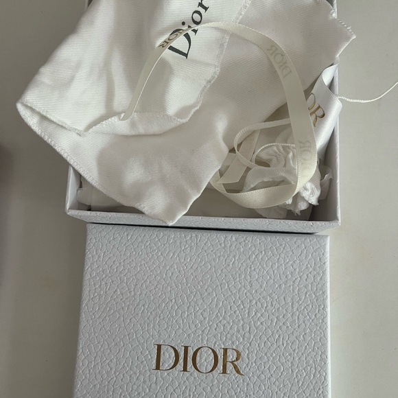 Dior lady dior 5 gusset wallet in cherry red - Picture 4 of 4